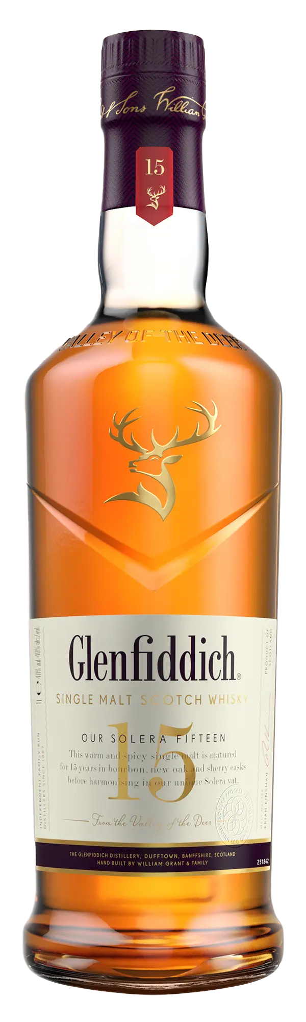 Glenfiddich 15 Year Old Single Malt Whisky