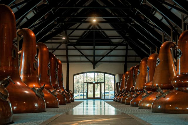 Scottish countryside with traditional architecture