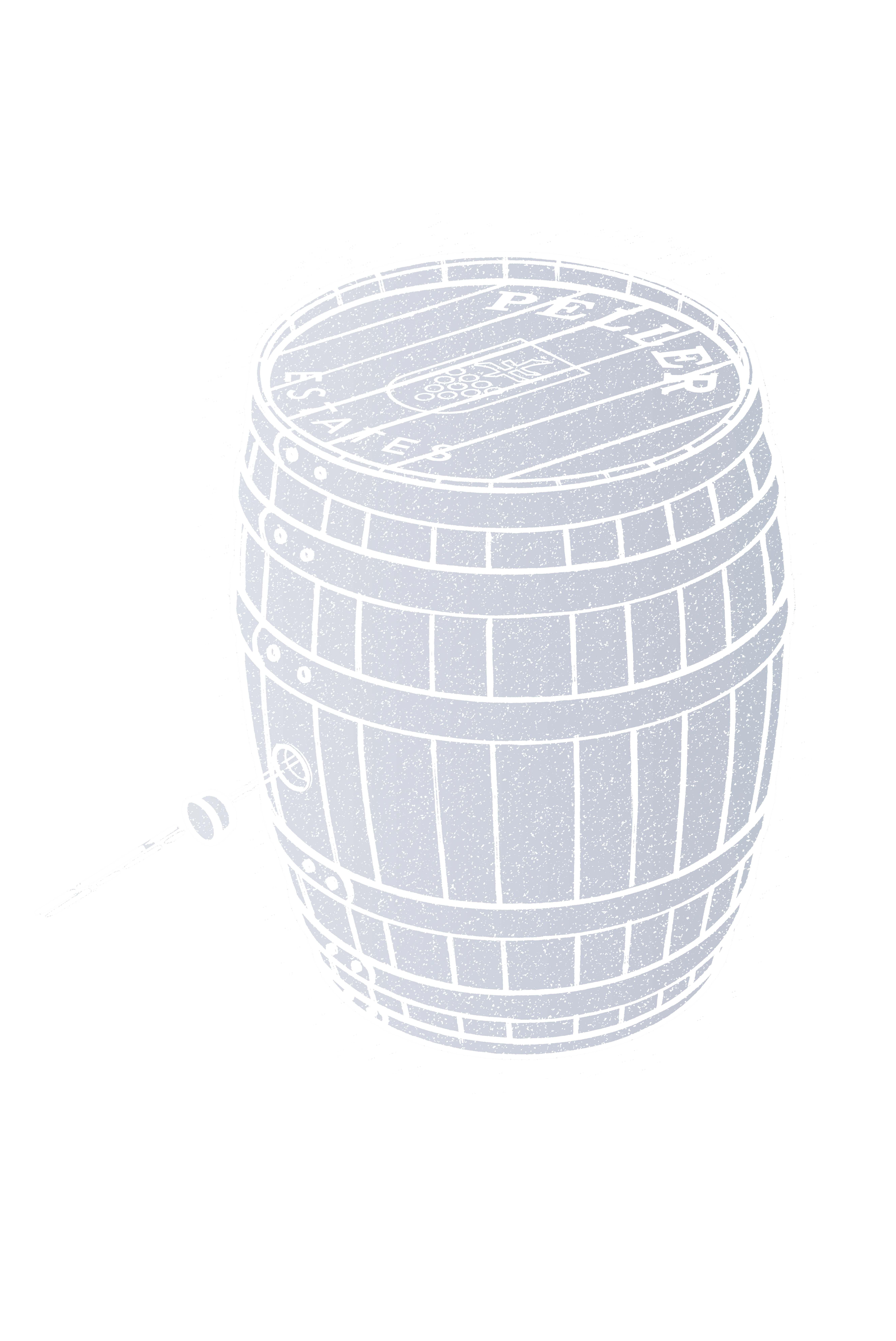 Wooden whisky barrel